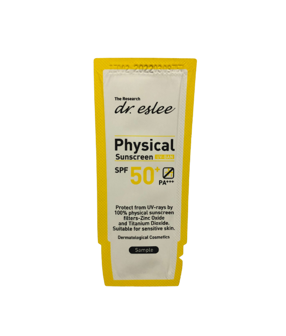 (R) dr.eslee Physical Sunscreen (SPF 50+ PA+++)  Sachet - 1 gm